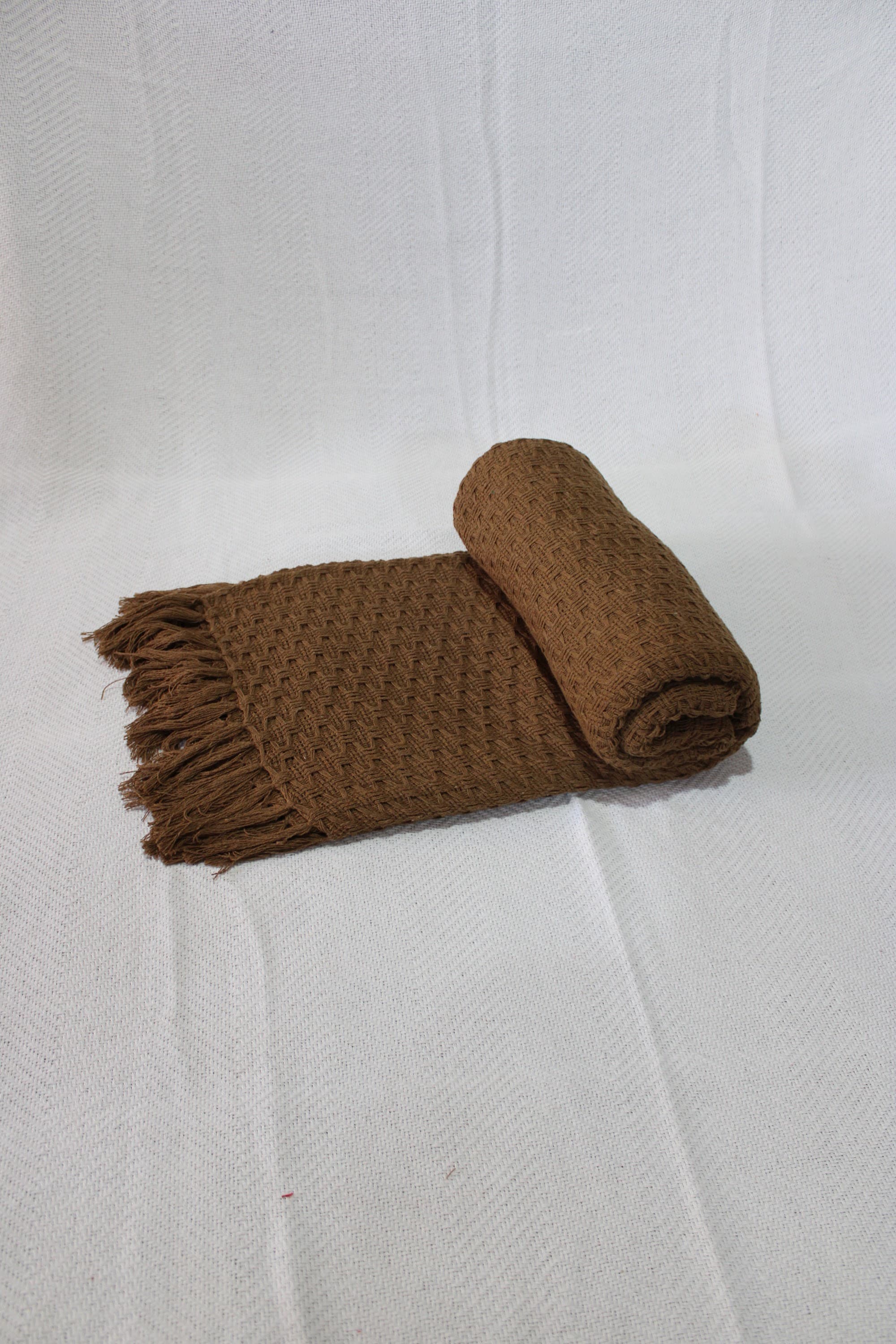 Manta Favo 1,20 x 1,80, cor Caramelo